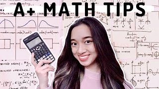 STUDY TIPS How to score A for Maths even with no talent  A Levels amp SPM [upl. by Irmine]