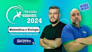 Revisão Especial do ENEM  Matemática e Biologia [upl. by Wylma713]