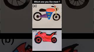 Bike 🏍️ drawing artwork learntodraw drawing art shorts satisfying short subscribe bike fyp [upl. by Mailliwnhoj]