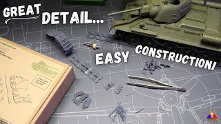 The Most REALISTIC Model Tank Tracks Ive Ever Built  How to Build 135 Scale Tank Tracks [upl. by Eussoj]