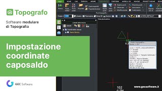 Topografo  Modulo T Impostazione coordinate caposaldo [upl. by Asenaj]