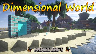 Minecraft 1710  Dimesional World Mod  Español [upl. by Nnaid201]