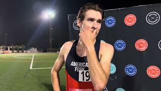 Casey Clinger Wins Track Fest Mens 10k [upl. by Portia549]