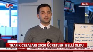 Trafik Cezaları 2020 Ücretleri Belli Oldu  A Haber  24122019  A Haber [upl. by Wj989]