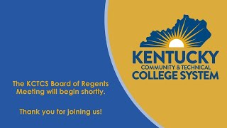 KCTCS Board of Regents System Policy and Planning Committee [upl. by Kcirdet]