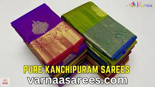 Different Types of Kanjivaram Sarees with Price  Tissue Kanjeevaram Low range Bridal Saree [upl. by Rebekah]