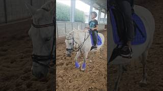 Riding together with my 10 year old son Horserider Horseriding Ridingtogether [upl. by Chien]