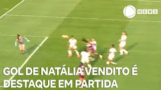 Lance de Energia gol de Natália Vendito é destaque em partida [upl. by Dahlstrom]