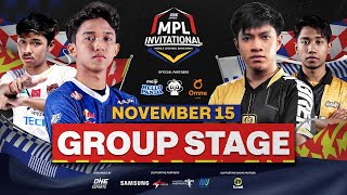 BAHASA INDONESIA ONE Esports MPL Invitational 2023  Hari 1  Group Stage [upl. by Adekam]