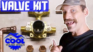 Installing a New Shower Valve with 3Way Diverter copper pipe [upl. by Nataline]