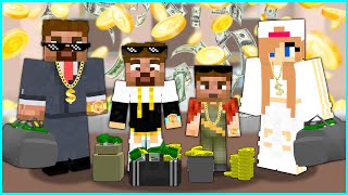 FAKİR VE AİLESİ ÇOK ZENGİN OLDU FİLMİ 🤑  Minecraft ZENGİN FAKİR HAYATI [upl. by Nosaes]