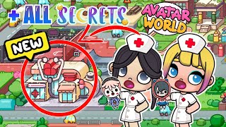 New Free Hospital🏥 All Secrets and Hacks in Avatar World‼️😱 Toca Boca  Toca Life World [upl. by Bergin]