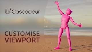 How to Customise the Viewport in Cascadeur [upl. by Tlok]