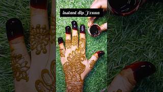 Instant dip hennainstantdiphenna instantmehndi hennatricknewtricktapetrickfingertapetrick [upl. by Licha]