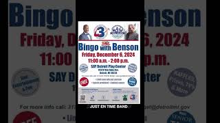 Bingo With Benson Friday December 6 2024  11AM2PM At SAY Detroit Play CtrCall Us 3132241198 [upl. by Terrene]