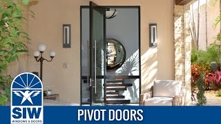 HOW TO INSTALL A PIVOT DOORSSIW [upl. by Vastah2]