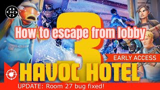 Hotel Havoc 3 How to Escape the Lobby fortnite walkthrough gaming tips [upl. by Siduhey]