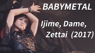 Babymetal  Ijime Dame Zettai Fox Festival 2017 live Eng Subs [upl. by Guild695]