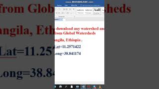 Create a study area map in ArcGIS google tutorial googlemaps map data ethiopia amsayawgenet [upl. by Ysied907]