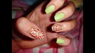 Uñas decoradas con esmalte♥ [upl. by Sachs]