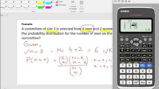 Lecture 36 Examples of Hypergeometric Distribution [upl. by Ylenaj161]