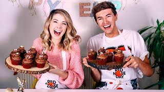 How To Easter Chocolate Cupcakes With Mark  Zoella [upl. by Earazed]