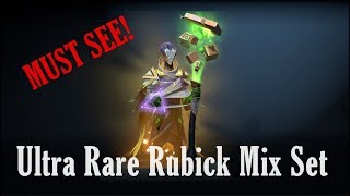 Ultra Rare Rubick Dota 2 Mix Set Golden Ornithomancer Mantle  Avatar of the Impossible Realm [upl. by Oringa78]