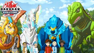 The Bakugan Return  Bakugan Evolutions Ep 1  ALL main Bakugan Trox Pegatrix Hydorous amp Pharol [upl. by Agbogla]