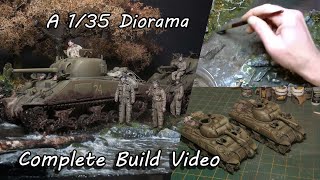 A 135 Diorama Full build with realistic scenery  The River Crossing  10000 subs special [upl. by Ahsitneuq]