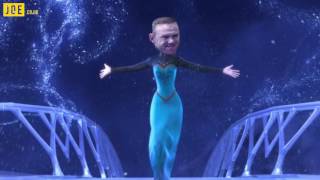 Wayne Rooney Enjoying The Frozen Weather [upl. by Darrej]