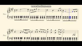 Bastille  Pompeii piano sheet music [upl. by Rammaj379]