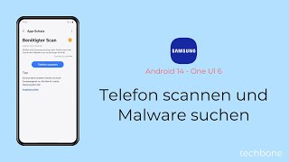 Telefon scannen und Malware suchen  Samsung Android 14  One UI 6 [upl. by Loginov]