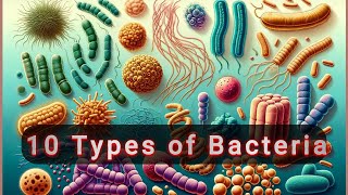 10 types of Bacteria [upl. by Oiramad]