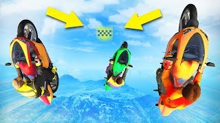 Beat The IMPOSSIBLE GLIDE Challenge  GTA 5 Funny Moments [upl. by Irisa85]