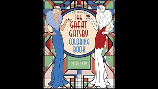 Flip Through F Scott Fitzgeralds The Great Gatsby Coloring Book [upl. by Ettebab622]