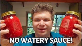 How To Easily Make Tomato Sauce From Fresh Tomatoes [upl. by Garner]