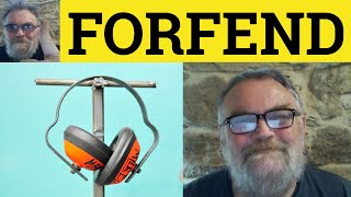 🔵 Forfend Meaning  Forfend Defined  Forfend Examples  Formal Vocabulary  Forfend [upl. by Ontine]