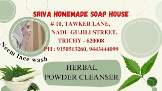 NATURAL CLAY HERBALS POWDER FACE CLEANSER [upl. by Inaliel865]