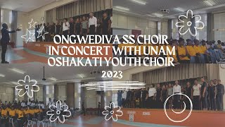 Ongwediva SS Choir in Concert with Unam Oshakati Youth Choir 2023  Welcoming song [upl. by Nylloh]