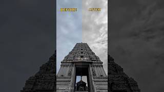 🥵 Did you like this Edit  Before and After Edit ✨ shorts photography editing bangalore temple [upl. by Ninel127]