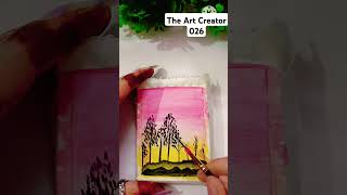 Landscape art mini creative artcreator miniature landscape subscribe shorts viralshorts [upl. by Flynn]