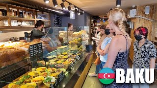 🇦🇿 Delicious Azerbaijani Street Food Tour In Baku Nizami Street [upl. by Barra743]