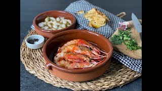 Receta de Gambas de Villajoyosa Al Ajillo l elblogdeceleste [upl. by Ledniahs]