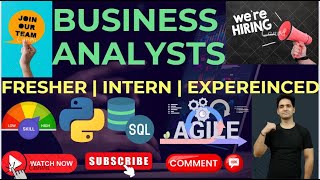 Business Analyst jobs for freshers  Business Analyst Jobs in 2024  Business Analyst Salary  WFH [upl. by Aehsat]