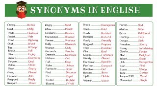 120 Super Common Synonyms to Increase Your Vocabulary in English [upl. by Leasa]