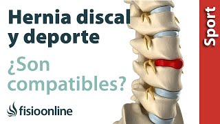 Hernias discales ejercicio físico y deporte ¿Son compatibles [upl. by Ahseinod]