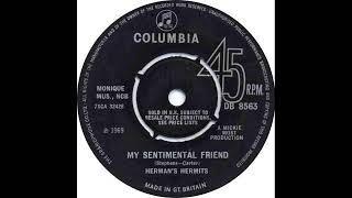 UK New Entry 1969 81 Hermans Hermits  My Sentimental Friend [upl. by Anipsed174]