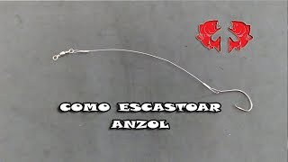 Como Encastoar Anzol Dicas e Pescas [upl. by Ardnuyek]