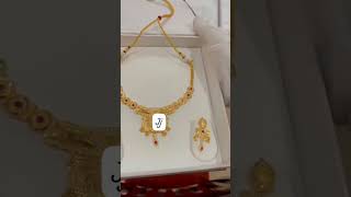 One gram gold plated necklace with pricegold necklace design goldshortsviralvideo [upl. by Annoid]