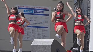 【チア】富山グラウジーズ GOW ROUGE ダンスレクチャー 北陸電気工事80周年記念（202410） [upl. by Ynnaffit]